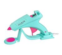 Surebonder Lynn Lilly Edition - Pistola de pegamento caliente de 60 W, alta temperatura, tamaño completo, para manualidades, reparaciones, turquesa y rosa