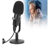 Surebuy Micrófono, micrófono de grabación Sonido de Alta fidelidad para Sala de radiodifusión para Estudio de Sonido para grabación en casa para Sala de Control de Voz
