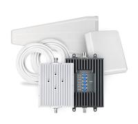 SureCall Fusion4Home - Amplificador de señal de celda máxima de alcance extendido, cobertura de hasta 250 m², antenas de panel Yagi, multiusuario, Verizon, ATT, Sprint, T-Mobile, aprobado por la FCC