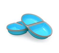 SureFeed Sure Petcare - Cuenco para mascotas con junta integrada, compatible con dispensador de microchip Sure Petcare con tapa sellada, funciona para mojado (azul)