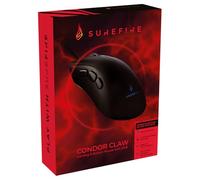 Surefire Condor Claw 8-Button Gaming Mouse I ratón Gamer I iluminación RGB I 6400 dpi I 8 Botones programables I USB 3.2 Gen 1 y USB 2.0 I Windows, Mac y Consolas I Powered by Verbatim