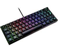SureFire Kingpin M1 60% Teclado mecánico para Juegos Italiano, Teclado para Juegos pequeño y móvil, Teclado RGB con iluminación, 100% Teclas Anti-ghosting, diseño Italiano QWERTY