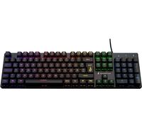 SureFire Kingpin M2 Teclado mecánico para Juegos alemán, Teclado Multimedia para Videojuegos, tamaño Completo, Teclado RGB con iluminación, 100% Teclas Anti-ghosting, disposición Alemana QWERTZ
