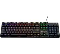SureFire Kingpin M2 Teclado mecánico para Juegos en inglés, Teclado Multimedia para Videojuegos, tamaño Completo, Teclado RGB con iluminación, 100% Teclas Anti-ghosting, disposición en inglés QWERTY