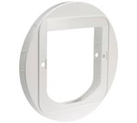 Adaptador de Montaje de gatera SureFlap Sure Petcare, para gateras SureFlap, SureFlap Connect y SureFlap DualScan con Lector de Microchip, instalación en Puertas y Ventanas de Cristal, Blanco.
