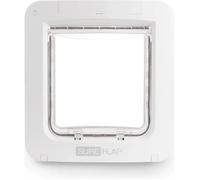 Puerta de Mascotas SureFlap Connect Sure Petcare, Lector de Microchip y Placas de identificación RFID; aplicación móvil y hub; Necesita 4 Pilas C (no Incluidas); Puertas, Ventanas y Paredes; Blanca.