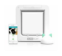 Sureflap Set Microchip Haustierklappe Connect & Hub Móvil App Gesteuerte Tapa