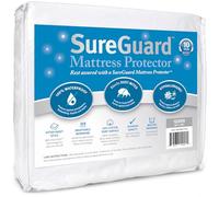 SureGuard- Protector de colchón - 100% Resistente al Agua, hipoalergénico - Funda Premium Ajustable de algodón de Tejido de Rizo.