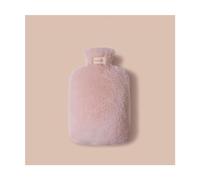 SUREK Botella de agua caliente reutilizable para aliviar el dolor de cama, bolsa de agua caliente, calentador de pies grande, botella de agua caliente de felpa con tapa, bolsa de agua caliente