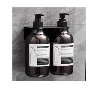 SUREK Sencillo Dispensador de jabón montado en la Pared, dispensador con Bomba de Empuje, contenedor Recargable, Botella de jabón de plástico, Caja de champú para Ducha Fácil de Usar