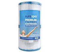Surespa Par de filtros para bañera de hidromasaje, sustituye a Unicel C-4310, Pleatco PWW10, SC750, Darlly 40101, Magnum WW10 de 10 pies cuadrados, filtro de bañera de hidromasaje tipo 20