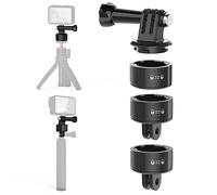 SUREWO GoPro Kit de Montaje de Base de liberación rápida, Adaptador de succión magnética Compatible con GoPro 13,12,11,10,9,8,7,6 Negro, dji Acción 5 Pro,4,3,2 y más