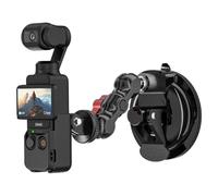 SUREWO Pocket 3 - Soporte de coche con ventosa para cámara con soporte de metal compatible con DJI Osmo Pocket 3, Go Pro, DJI Osmo Action 5 Pro/4/3 y más