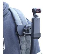SUREWO Soporte de mochila giratorio de 360 grados, clip rápido con marco expandible, compatible con DJI Osmo Pocket, Osmo Pocet 2 (bolsillo delantero)