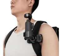 SUREWO Soporte magnético de liberación rápida Osmo Pocket 4 para mochila, rotación de 360°, soporte de clip rápido compatible con DJI Osmo Pocket 4