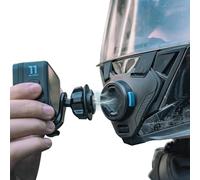 SUREWO Soporte magnético de liberación rápida para casco de motocicleta GoPro, soporte magnético para casco de moto de cross compatible con GoPro Hero 13,12, 11, 10, 9, 8, 7,DJI Osmo Action 5Pro 4 3 2