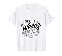 Surf Beach Graphic Surfer Gift Coastal Surfing Lover Camiseta