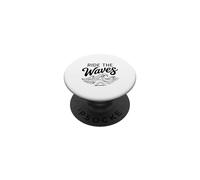Surf Beach Graphic Surfer Gift Coastal Surfing Lover PopSockets PopGrip Adhesivo