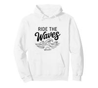 Surf Beach Graphic Surfer Gift Coastal Surfing Lover Sudadera con Capucha