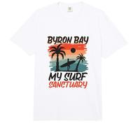 Surf Cerca de Byron Bay Comfort Colors Adult Heavyweight T-Shirt