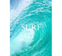Surf: Coastal Decorative Book | Beach-Inspired Accent for Coffee Tables and Shelves