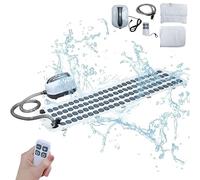 Surf De Masaje En El Hogar Mat De Baño, Alfombra De Masaje De SPA con Una Máquina De Hidroterapia De Masaje De Cuerpo Completo Ajustable De 6 Velocidades con Alfombra Antideslizante, para Relajarse