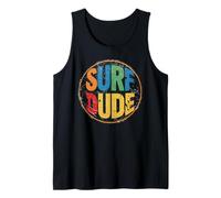 Surf Dude Surf's Up Dude Cool Surfer Dude Summer Wave Hombres Camiseta sin Mangas