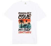 Surf en Smuggler's Cove Comfort Colors Adult Heavyweight T-Shirt