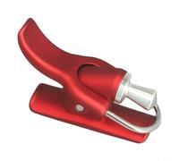 Surf Fishing Rod Trigger Aid Clamp For Breakaway Cannons Casting Finger Guard Protector Plástico y Metal Negro Rojo Colorido 3pcs Set (rojo)