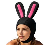 Surf Hood - Sailing Swim Hat with Bunny Ears | Diving Hat For Snorkeling Kayaking | 0.3cm Neoprene, Warm Protection, Quick-Dry Nylon Rubber, Water Sports Gear For Men Women