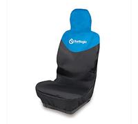 SURF LOGIC Surflogic Car Seat Cover Single Black & Cyan Accesorios, Adultos Unisex, Multicolor (Multicolor), Talla Única