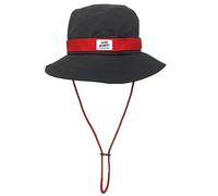 Surf Monkey Boonie Hat Gorro de Pescador con cuerda Hombre/Mujer - Algodón (FR/ES, Letras, Talla única, Negro)