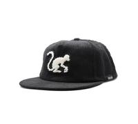 Surf Monkey Gorra de béisbol Visera Plana Hombre/Mujer - Talla única - Ajuste Snapback - Pana