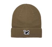 Surf Monkey Gorro 100% Lana Merino - Hombre/Mujer (FR/ES, Letras, Talla única, Camel)