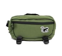 Surf Monkey Riñonera Cruzada - Doggy Bag - Bolsa Unisex-Adultos - 1,5L - Reciclado - Verde Musgo
