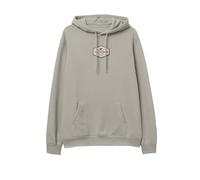 Surf Monkey Sudadera con Capucha y Bolsillo Canguro Hombre/Mujer - Parche Central (FR/ES, Letras, XL, Regular, Regular, Mountain Dust)