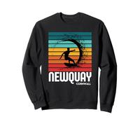 Surf Newquay Cornwall Playa Vintage Retro Surf Sudadera