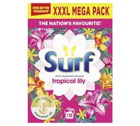 Surf Polvo de lavandería Tropical Lily para el cuidado de las telas para una ropa brillantemente limpia cada vez que se lavan 6,5 kg 130 lavados (el embalaje puede variar