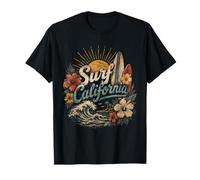 Surf Retro Coastal Playa Lifestyle Camiseta