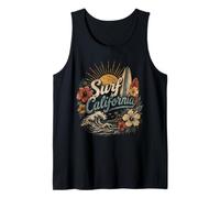 Surf Retro Coastal Playa Lifestyle Camiseta sin Mangas
