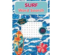 SURF Word Search Puzzle Book: Easy to Read Print about Surf | 6x9 inches | 50+ Puzzles ... Gift for Vacations, Holidays and Free Times (Modern Puzzle Collection)