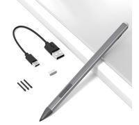 Surface - Lápiz capacitivo para Surface Pro 12/11/9/10/8/X/7/6/5/4/3, Surface Pro Pen con punta de precisión, reconocimiento de palma, sensibilidad de inclinación, Surface Stylus para Surface Go 3/Go
