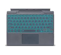 Surface Pro 8 Teclado inalámbrico Bluetooth con trackpad retroiluminado teclado magnético para Microsoft Surface Pro X