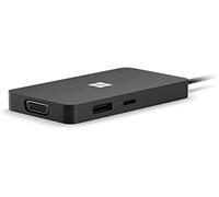 Microsoft 1E4-00003 base para portátil y replicador de puertos Negro