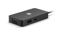 Microsoft 1E4-00003 base para portátil y replicador de puertos Negro