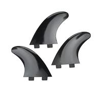 Surfboard Fins 3Pcs Replacement Tri Fin Set | Quick Release PVC Fins for Longboard/Paddleboard/Inflatable Surfboard | Enhanced Stability & Control