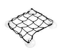 Surfboard Suction Cup Storage Net, Durable Nylon Rope Mesh Bag, 4 Strong Suction Cups for Life Vest, Phone, Keys, Water Bottles, 32x26cm weight Deck Accessory for Paddleboard, Surf