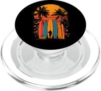 Surfboarder Hawaii Wave Surfing Surfboard Amante Surfboarder Playa Surfboarder PopSockets PopGrip para MagSafe