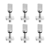 Surfboards Fin screw| Thumb sccrew set Surfboard | Tail Flat Straight Brackets | Inflatable 316 Stainless Steel Fin sccrew for Surfboards, Paddleboards or Longboards