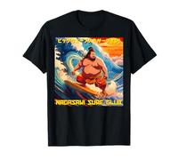 Surfeando Las Grandes Olas! Nagasaki Surf Club Camiseta